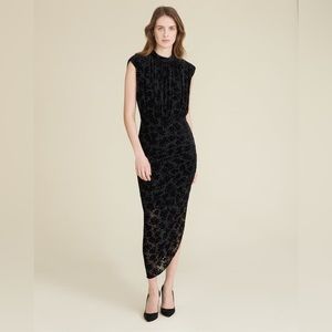 Veronica Beard Kendall Burnout Velvet Dress Size 4